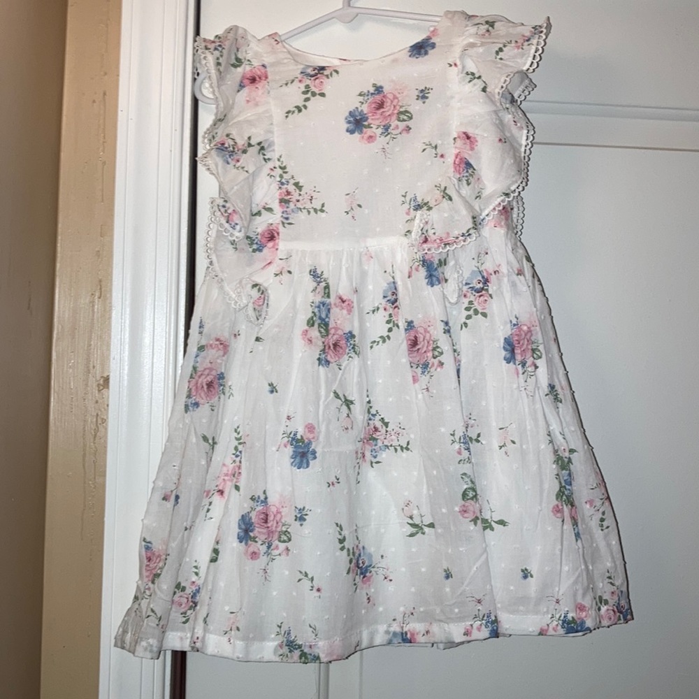 Toddler White Dress